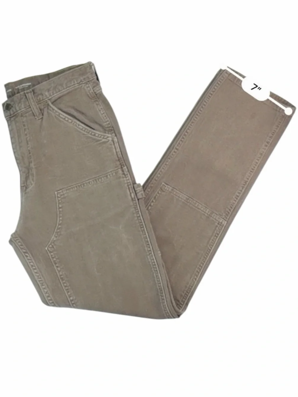 Old Navy Mens 32x34 90s Straight Carpenter Jeans Brown Workwear Flex